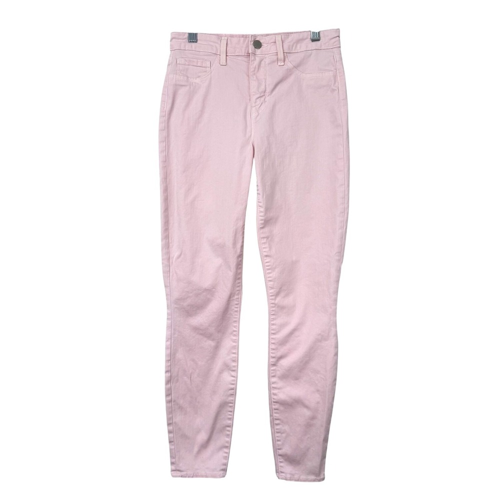 L'agence Skinny High Rise Margot Pink Jeans Pants Size 25 Stretch Preppy Casual - Picture 2 of 11